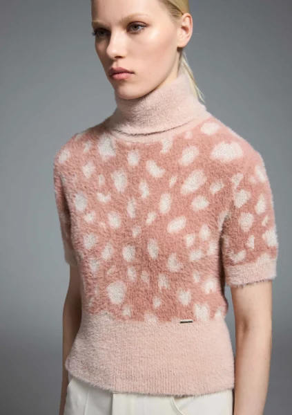 tricot chic pull effet fourrure boutique jacques bellemin couturier valence centre ville